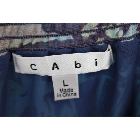 CAbi Women’s Size L Printed Long Gossamer Skirt Style 932 NWT - Picture 5 of 6
